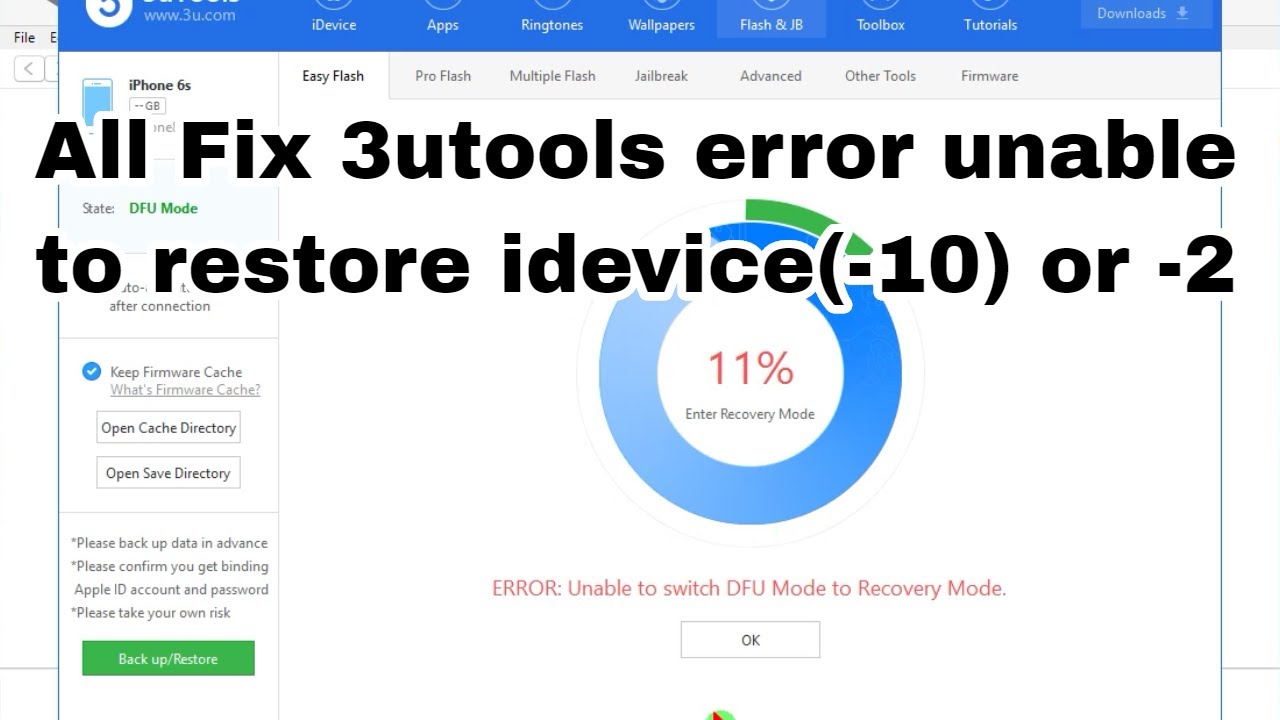 3utools iphone disabled